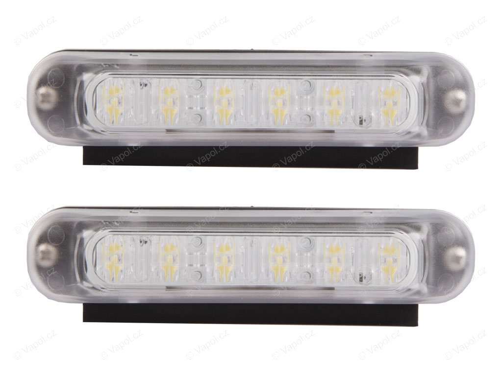 FRISTOM 2FFT030SET Nappali menetfény, 2 db/szett, 6 x LED, OSRAM, Automata